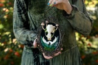 Image 1 of Mink Skull Vintage Frame