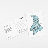 Image 2 of Καρτ Ποστάλ Σύρος - Ο Χάρτης του Νησιού (2 Χρώματα)