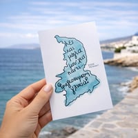 Image 4 of Καρτ Ποστάλ Σύρος - Ο Χάρτης του Νησιού (2 Χρώματα)