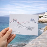 Image 2 of Καρτ Ποστάλ Σύρος - Syros Hills