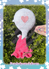 Image 3 of Hazbin Hotel - Drag Angeldust crochet pattern PDF