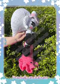 Image 2 of Hazbin Hotel - Drag Angeldust crochet pattern PDF