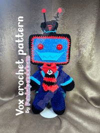 Image 2 of Hazbin Hotel - Vox crochet pattern PDF
