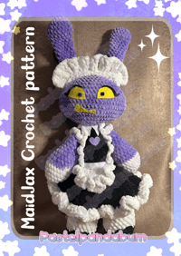 Image 1 of Digital Circus - Maid Jax crochet pattern PDF