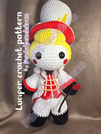 Hazbin Hotel - Lucifer crochet pattern PDF