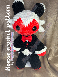 Image 1 of Helluva Boss - Moxxie crochet pattern PDF 