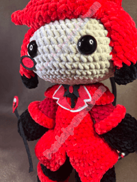 Image 2 of Hazbin Hotel - Alastor crochet pattern PDF