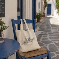 Image 4 of TOTE BAG Small - Άγιος Νικόλαος & Βαπόρια | Original Artwork