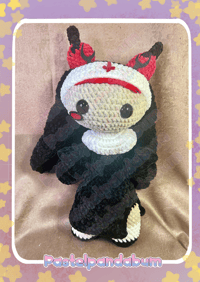 Image 1 of Hazbin Hotel - Nun Alastor crochet pattern PDF
