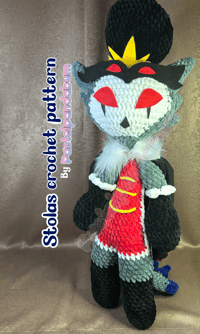 Image 1 of Helluva Boss - Stolas crochet pattern PDF