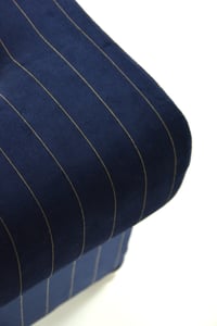 Image 4 of Banquette convertible bleu rayé