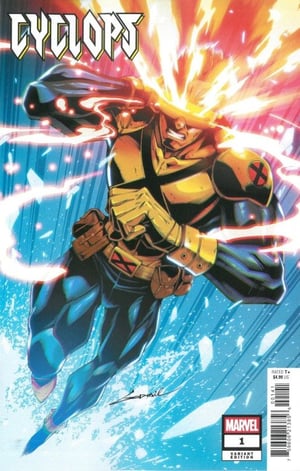 Image of  Original Art Published Cover:  Cyclops #1 GODTAIL VARIANT // Thikyo Godtail 