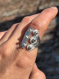 Image 4 of Bague « Fleur » argent massif 