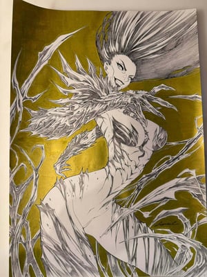 Image of Original Art Published Cover: Witchblade Annual 2026 #1 GODTAIL VARIANT // Thikyo Godtail