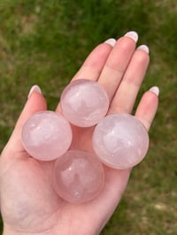 Image 1 of Rose Quartz Small Spheres