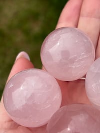 Image 2 of Rose Quartz Small Spheres