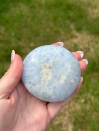 Image 3 of Blue Calcite Palmstones