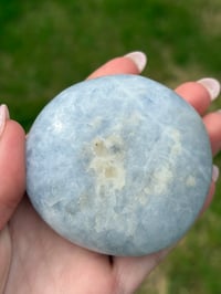 Image 4 of Blue Calcite Palmstones