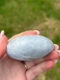 Image 5 of Blue Calcite Palmstones