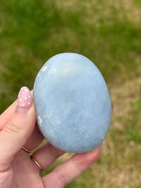 Image 7 of Blue Calcite Palmstones