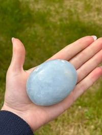 Image 10 of Blue Calcite Palmstones