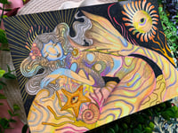 Image 3 of Sienna original A4 piece on watercolour paper 