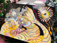 Image 4 of Sienna original A4 piece on watercolour paper 