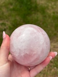 Image 4 of Rose Quartz Large Sphere