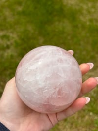Image 6 of Rose Quartz Large Sphere