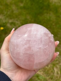 Image 1 of Rose Quartz Statement Sphere
