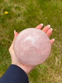 Image 5 of Rose Quartz Statement Sphere
