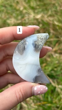 Image 2 of Moss Agate Moons