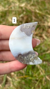 Image 3 of Moss Agate Moons