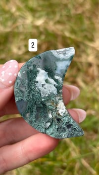 Image 5 of Moss Agate Moons