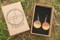 Image 3 of Wooden Earrings, Artistic Dangle Jewelry, Eco-Friendly Accessories, Unique Gift for Her, N-e4fa81c9
