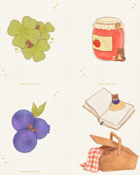 Image 4 of bear picnic gacha charms 🧸🍓🧺