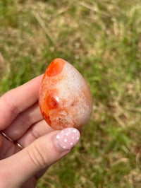 Image 1 of Carnelian Egg #1