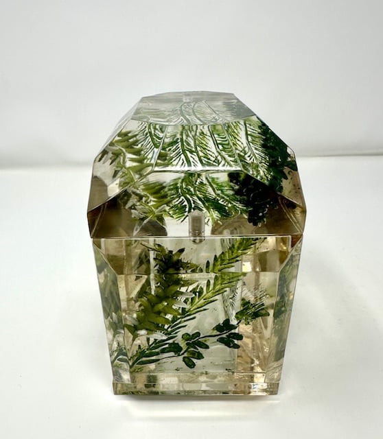 Painted Mini Victorian Box- Herbs (Dill, Thyme, Basil) - Image 5 of 6