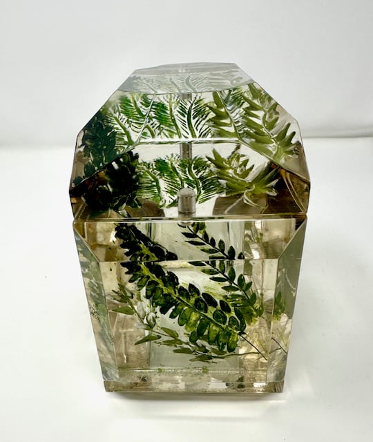 Painted Mini Victorian Box- Herbs (Dill, Thyme, Basil) - Image 6 of 6