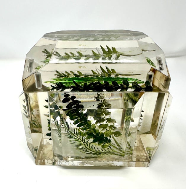 Painted Mini Victorian Box- Herbs (Dill, Thyme, Basil) - Image 4 of 6