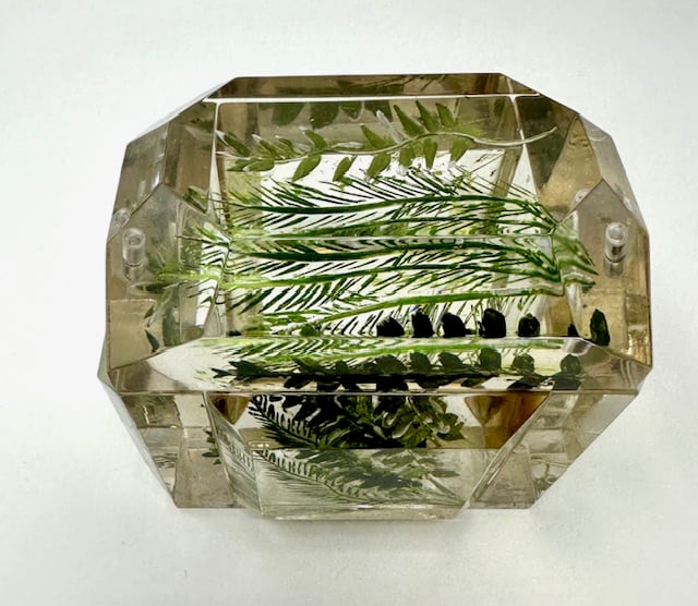 Painted Mini Victorian Box- Herbs (Dill, Thyme, Basil) - Image 1 of 6