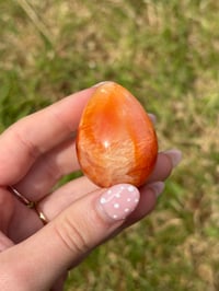 Image 3 of Carnelian Egg #2