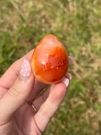 Image 4 of Carnelian Egg #2