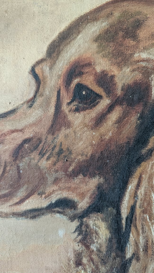 Huile sur toile 🐶