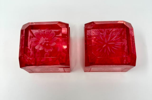 Jumbo Mini Lucite Box- Pinks - Image 2 of 4