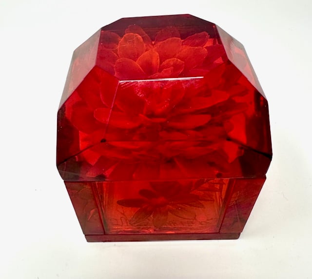 Jumbo Mini Box- Garnet Red - Image 2 of 2