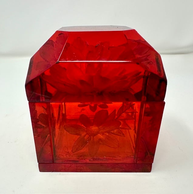 Jumbo Mini Box- Garnet Red - Image 1 of 2