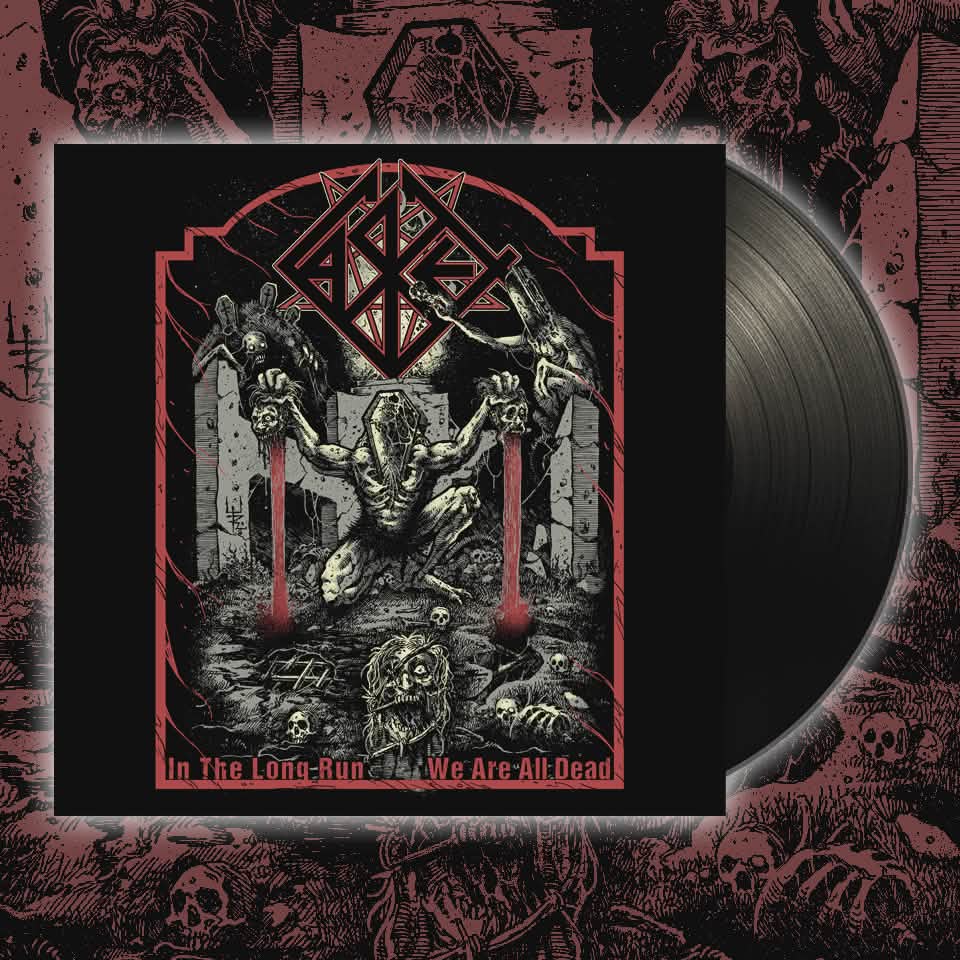 Image of NBR024LP Casket - In The Long Run We Are All Dead Black Vinyl lim. to 100 Copies PreOrder