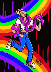 Rainbows and Boas 5x7