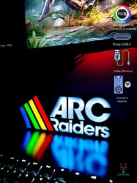 Image 4 of Lampe LED 3D Arc Raiders – Décoration Gaming RGB